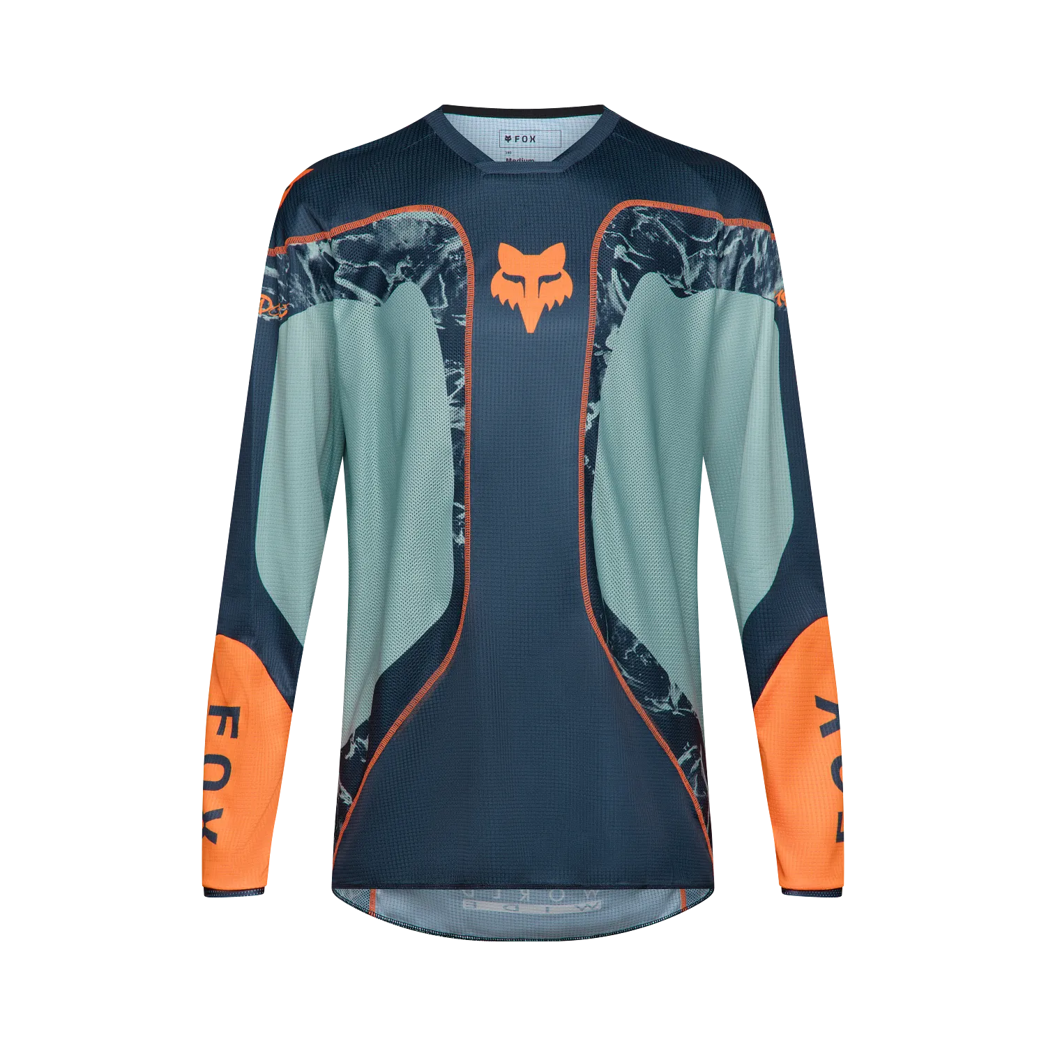 Fox Racing 180 Image Print Jersey — Arctic Blue - Marsh Powersports